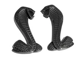 2007 - 2014 Mustang Cobra Emblems Pair Black Chrome. Fixed Price $63.14.
