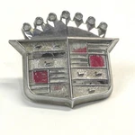 1973-1974 Cadillac Hood Emblem Crest Badge GM#1600858 Used Vintage Full Color. Fixed Price $22.48.