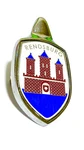 Emblem Front Hood Badge Base Crest Coat Arms Rendsburg Vw Bug Beetle 1951-1963. Fixed Price $54.99.
