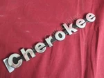Nos Oem Jeep Cherokee Fender And Lift Gate Nameplate Emblem 1988 - 92. Fixed Price $24.99.