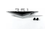 Chrome 351 V8 Fender Emblem W/ Clips 1964-1966 Ford Mustang. Fixed Price $29.99.