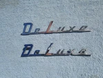 1949 1950 Chevrolet Styleline Deluxe Fender Emblems Oem. Fixed Price $150.00.