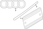 Genuine Audi Emblem 4M0-853-742-F-716. Fixed Price $90.09.