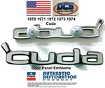 1970 74 Plymouth Door Panel Emblems "cuda" 3510863 New Mopar Usa. Fixed Price $38.12.