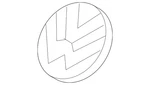 Genuine Volkswagen Emblem 1C0-853-617-B-ULM. Fixed Price $58.31.