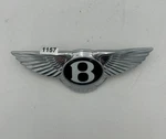 Bentley Continental Gtc 2003-2010 160MM Metallic Front Grill Badge Emblem Oem. Fixed Price $199.99.