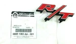 09-14 Dodge Challenger R/t Front Bumper Grille Red Chrome Nameplate Emblem Badge. Fixed Price $107.86.