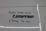 2000-2006 Toyota Tundra Limited Driver Side Nameplate Emblem 75458-0C010. Fixed Price $15.00.
