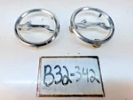 Oem 1962 Chevrolet Impala Gm Pair Factory Quarter Panel Emblem 4843727 B32-342. Fixed Price $23.95.