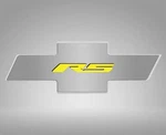 Hood Badge Yellow "rs" Emblem Fits 2010-2015 Chevy Camaro. Fixed Price $152.95.