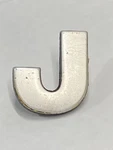 Vtg 1984-92 Jeep Emblem Silver Cherokee Xj Cowl Letter Dla 14138 "j" Only. Fixed Price $6.95.