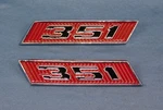351 Fender Badges 1970 Mercury Cyclone Spoiler Emblems Cobra Jet 429CJ. Fixed Price $149.99.