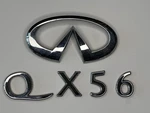 2004-2008 Infiniti QX56 Rear Trunk Badge Emblem Set Chrome Oem. Fixed Price $34.99.