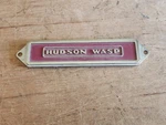 Hudson Wasp Emblem Badge Plate 1950S Vintage 1-5/8X7-5/8 7-1/4" Ctr To Part. Fixed Price $54.59.