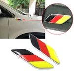 2PCS Universal Germany Flag Pattern Badge Cover Decals For Car Fender Bumper. Fixed Price $10.87.