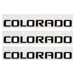 Chevrolet Colorado Emblems In Black Gm New 84471222. Fixed Price $72.94.