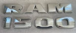 2009-2018 Dodge Ram Door Emblems Oem Letter Nameplate Used With Backing. Fixed Price $40.00.