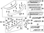 Mazda Oem 2020-2021 CX-5 Nameplate KBY851780 Nip ("awd" Emblem Only) #26. Fixed Price $19.80.