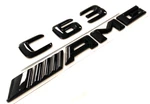 #1 Black C63 + Amg Replacement For Mercedes Rear Trunk Emblem Badge Letter Decal. Fixed Price $19.99.