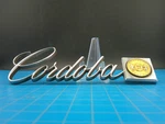 Vintage Chrysler Cordoba Script Emblem Badge Nameplate 1970S Gold Coin Crest. Fixed Price $27.49.