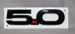 Genuine Ford Mustang Gt Front O/s Wing 5.0 Badge Black 2017 - GR3J16C148AA. Fixed Price $19.99.