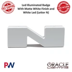 Oracle Lighting Led Illuminated Badge ( ) White W/ Matte #3140-N-001. Fixed Price $59.87.