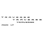 2024-25 Chevrolet Traverse Awd Black Emblem Kit 26504546 Genuine Oem Gm (no Z71). Fixed Price $79.69.