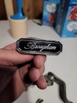 Nos 1970'S Cadillac Gm Brougham Sail Panel Emblem 39192. Fixed Price $99.00.