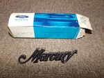 Nos 1973 Mercury D3MY-16604-A Name Plate, Oem. Fixed Price $30.00.