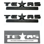 2PC 3D Texas Edition Emblem For Gm Chevy Silverado Sierra Truck Universal Decal. Fixed Price $12.39.