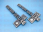 For Chevrolet Custom Deluxe 10 Badge Emblem Insert Set Logo Ornament. Fixed Price $44.98.