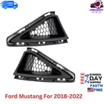 Fits Ford Mustang Bumper Grille 2018-2022 Front Left & Right Side Set 2PC. Fixed Price $73.40.