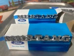 Nos 1965 1966 Ford Mustang Front Fender Emblems Pair C5ZZ-16098-B. Fixed Price $50.00.