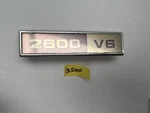 1972 Ford Mercury Capri 2600 V6 Front Fender Emblem. Fixed Price $19.00.