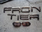 01 02 03 04 Nissan Frontier Se Rear Tail Gate Emblem Logo Badge Oem Blk Chrome. Fixed Price $50.00.