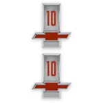 04-566 Brothers Trucks C/k Fender Badge Pair Chevy 10. Fixed Price $105.95.