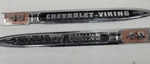 1959 Chevrolet Viking 40 Series Fender Spears Emblems Oem Gm. Fixed Price $465.00.