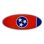 United Pacific 10976 Emblem, Die Cast, Tennessee Flag. Fixed Price $45.46.