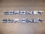 1968 Dodge Coronet Quarter Panel Emblems Oem #2840622 2840619 2840623 2840624 +. Fixed Price $189.99.