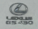 2006 - 2007 Lexus GS430 Chrome Rear Trunk Lid Emblem Logo Badge Nameplate. Fixed Price $51.99.