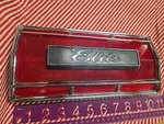Nos Oem Ford 1974 1975 1976 Gran Torino Elite Fuel Door Emblem Ornament Lens. Fixed Price $175.00.