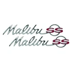 Dynacorn "malibu Ss" Quarter Panel Emblems. Fixed Price $180.18.