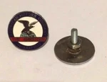 American Motors Medallion Emblem Set 1-3/8" Diameter W Mounting Studs Vintique. Fixed Price $40.00.