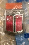 Oem Nos Gm 1990-1992 Oldsmobile Toronado Roof External Panel Emblem Assembly Red. Fixed Price $66.50.