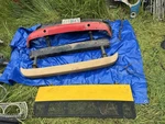 Porsche 914 Engine Cover Deck Lid Hood With And Side Grilles Oem Yellow. Fixed Price $115.00.