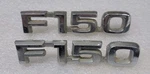 Pair 81 Ford F-150 Chrome Front Fender Emblem E0TB 16B114FE 1980S. Fixed Price $27.99.