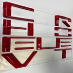 2019-21 Front Grille Letter Insert Double 3D Adhesive Emblem For Silverado 1500. Fixed Price $19.47.
