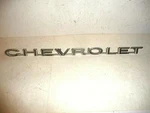 Vintage 1960S-1970S Chevrolet 8798474 Block Letter Nameplate 13-5/8" Long. Fixed Price $49.99.