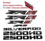 Overlay Gloss Black Red Fender Rear Grille ZR2 2500HD Silverado Emblems 2024+. Fixed Price $116.82.