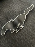 Oem Ford Mustang Emblem Black/silver LJ8B43156AC. Fixed Price $25.99.